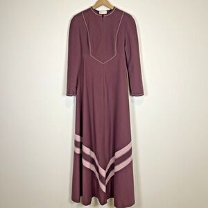Vintage Vassarette Juniors Bathrobe and Night Gown Set‎ Size 7 Junior Milkmaid